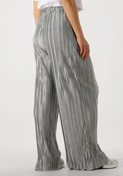 zilveren y.a.s. wijde broek yasstorma hw pants