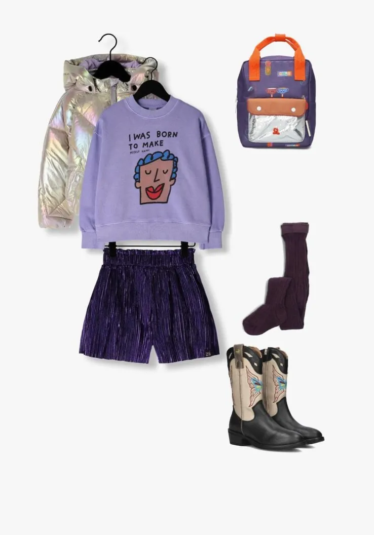 zilveren your wishes gewatteerde jas otta puffer coat