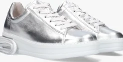 zilverkleurig gabor lage sneakers 395