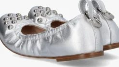 zilverkleurig jan jansen ballerina's belle bubbles