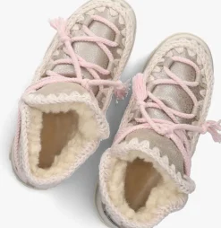 zilverkleurig mou snowboots trainer 02 scoubidoo lace