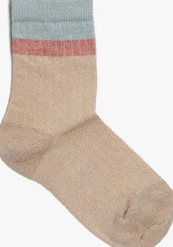 zilverkleurig mp denmark sokken norma glitter socks