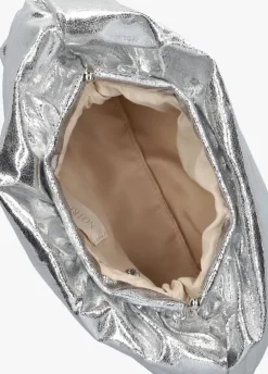 zilverkleurig notre-v clutch gaw-bo-66