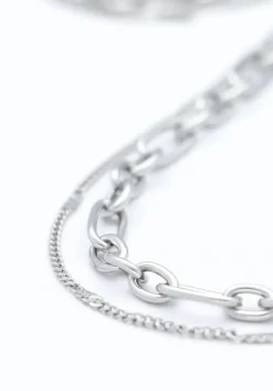 zilverkleurig notre-v kettingen omss22-020