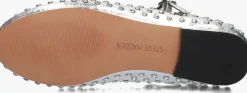 zilverkleurig steve madden ballerina's vinetta-r