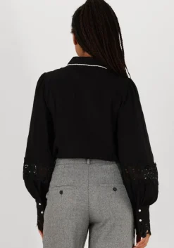 zwarte aaiko blouses loewy vis 492