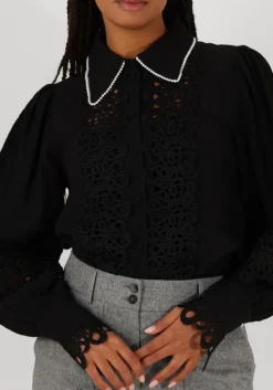zwarte aaiko blouses loewy vis 492