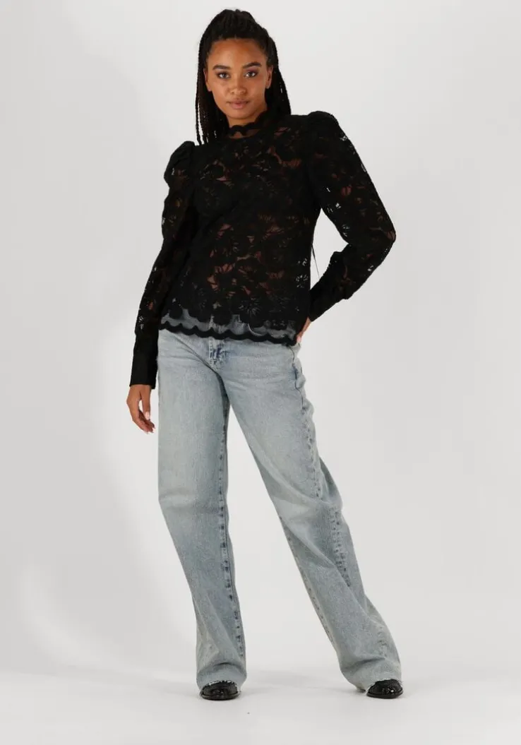 zwarte aaiko blouses muze pes 566