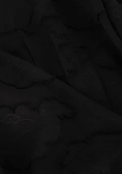 zwarte aaiko mini jurk eloise chiffon flower pes 509