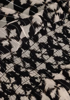 zwarte aaiko mini jurk gabry ikat dot vis 515