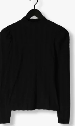 zwarte aaiko tops & t-shirts ivona zig-zag pes 169