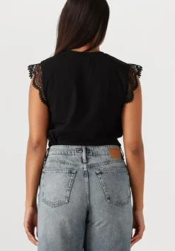 zwarte aaiko t-shirt cora fancy co 144