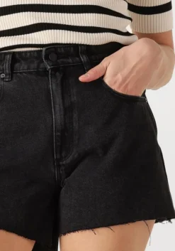 zwarte abrand jeans shorts venice short heidi
