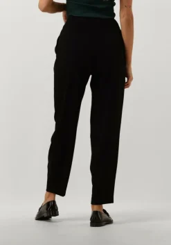 zwarte access pantalon mom pants with pleats