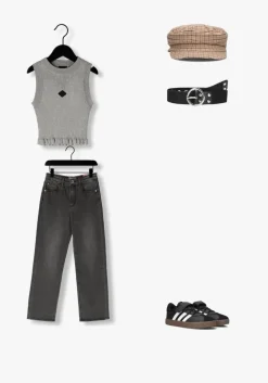 zwarte adidas lage sneakers vl court 3.0 el c