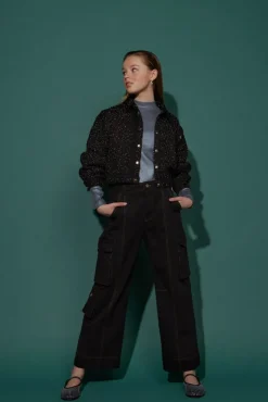 zwarte ai&ko jack marlyna tweed pes 137 g