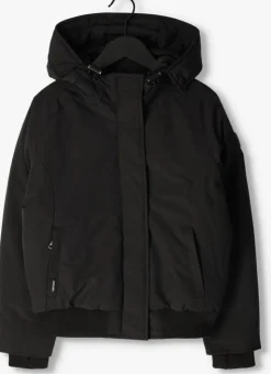 zwarte airforce gewatteerde jas hrg0647