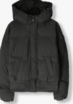 zwarte airforce gewatteerde jas frg1089