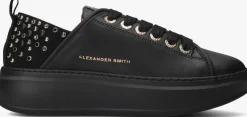zwarte alexander smith lage sneakers wembley