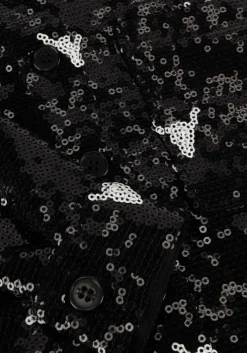 zwarte alix mini blouses sequins bull blouse