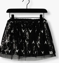 zwarte alix mini minirok sequins bull skirt