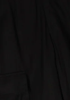 zwarte alix the label cargobroeken ladies woven linnen cargo pants