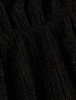 zwarte alix the label mini jurk ladies knitted glitter dress