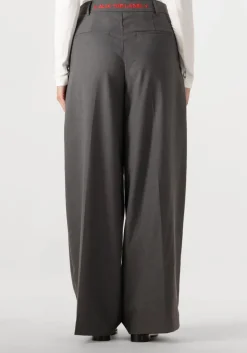 zwarte alix the label pantalon ladies woven celan wide leg pants
