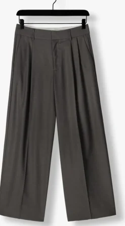 zwarte alix the label pantalon ladies woven celan wide leg pants