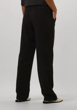 zwarte alix the label pantalon ladies woven straight leg pants
