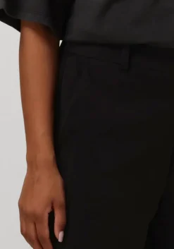 zwarte alix the label pantalon ladies woven straight leg pants