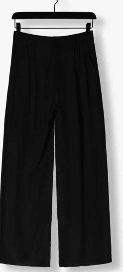 zwarte alix the label pantalon ladies woven stripy wide leg pants