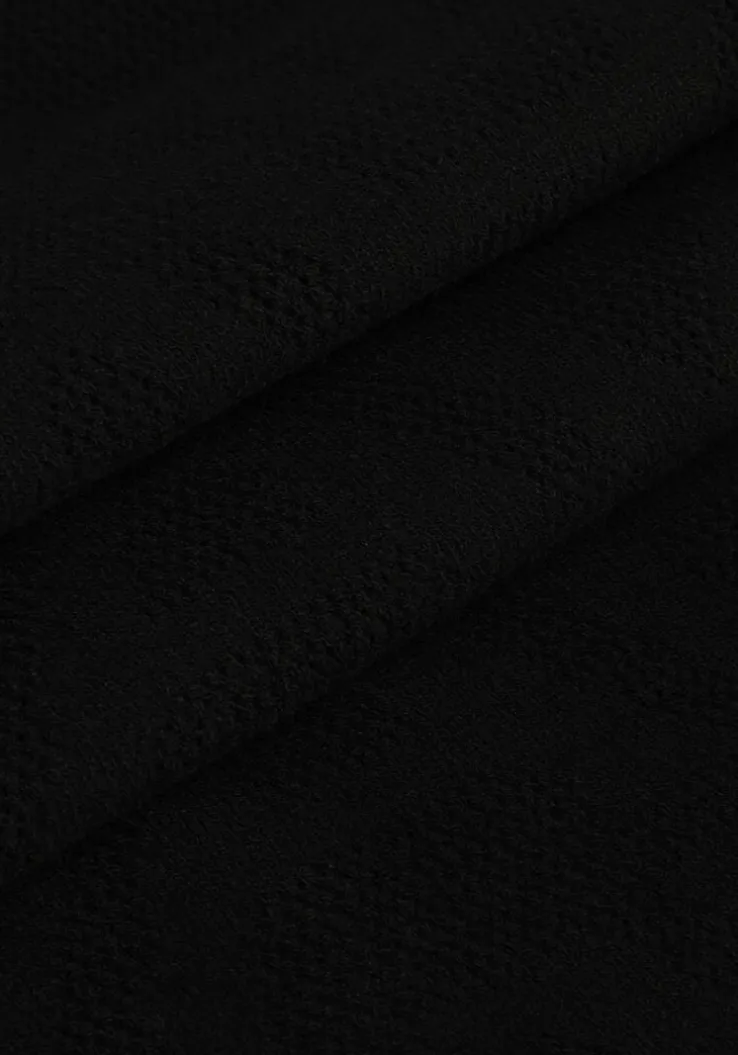 zwarte alix the label tops & t-shirts ladies knitted a mesh top