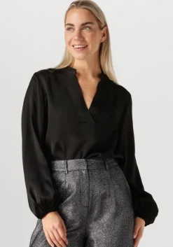 zwarte amaya amsterdam blouses violet