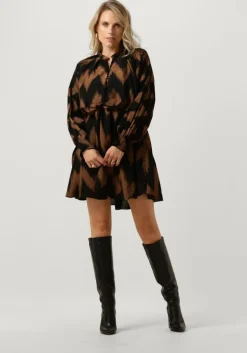 zwarte amaya amsterdam mini jurk emely