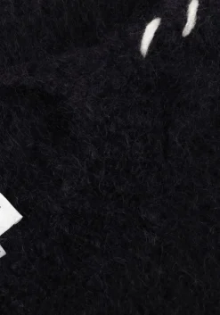 zwarte american dreams trui catio mohair stitch pullover