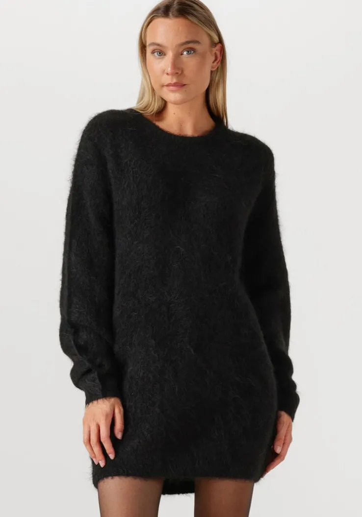 zwarte american vintage midi jurk niby