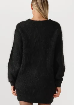 zwarte american vintage midi jurk niby