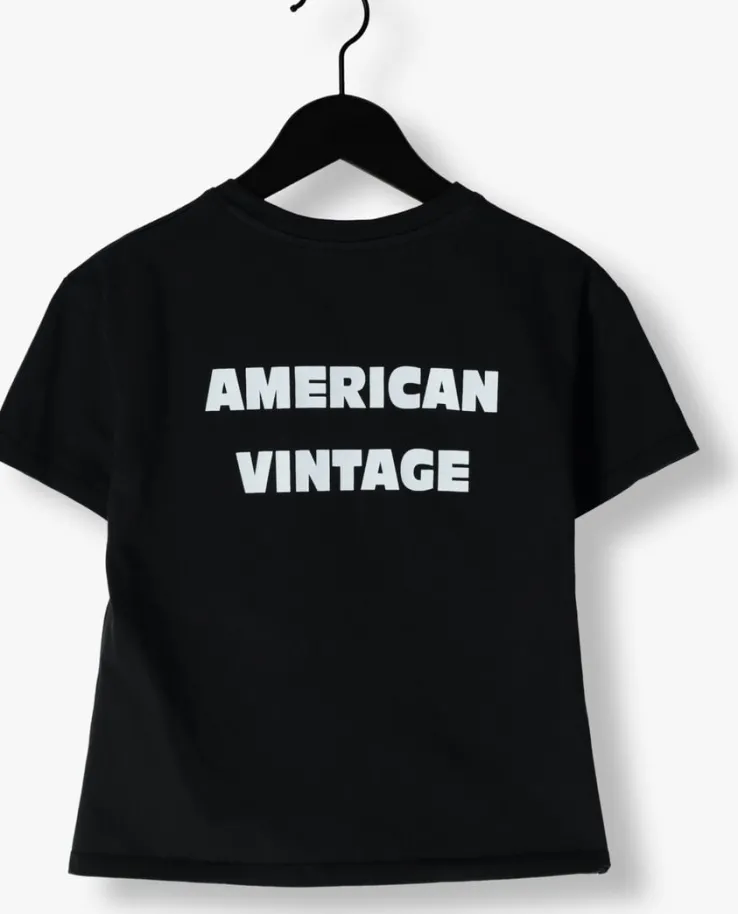 zwarte american vintage t-shirt fizvalley