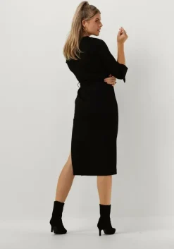 zwarte ana alcazar midi jurk tight dress