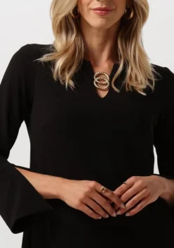 zwarte ana alcazar mini jurk dress clasp