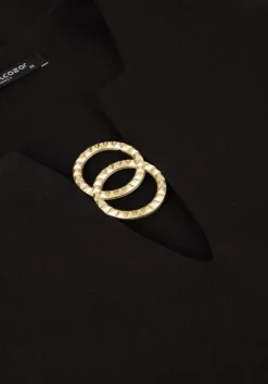 zwarte ana alcazar mini jurk dress clasp