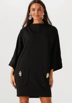 zwarte ana alcazar mini jurk dress modern