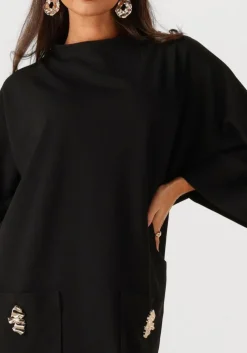 zwarte ana alcazar mini jurk dress modern