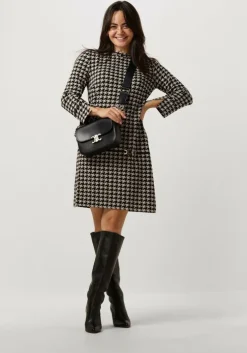 zwarte ana alcazar mini jurk a-shaped dress