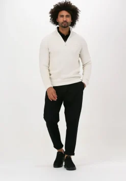 zwarte anerkjendt chino akjulius cotton pleat pant