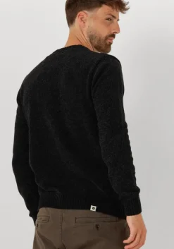 zwarte anerkjendt trui aksune chenille knit