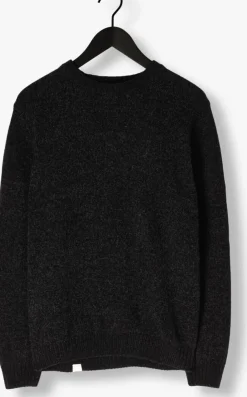 zwarte anerkjendt trui aksune chenille knit