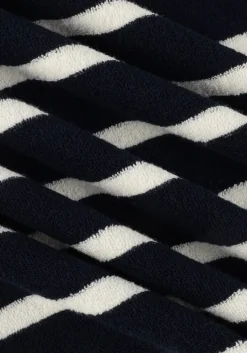 zwarte anerkjendt t-shirt akkikki frotte stripe tee