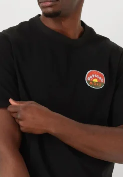 zwarte anerkjendt t-shirt akkikki go outside more ss tee